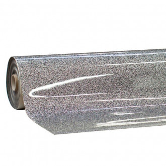 Сценический линолеум Tuchler Showfloor Glitter 150 1,2 мм White Silver