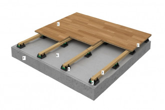 Спортивный паркет Boen Arenaflex Elevation Olympia 75 мм